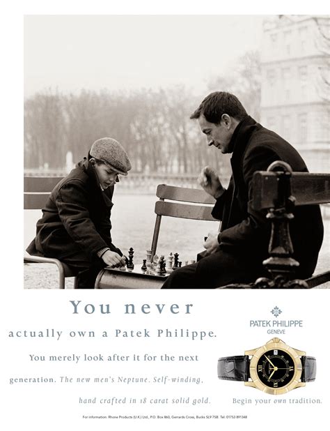 patek philippe advertisement analysis